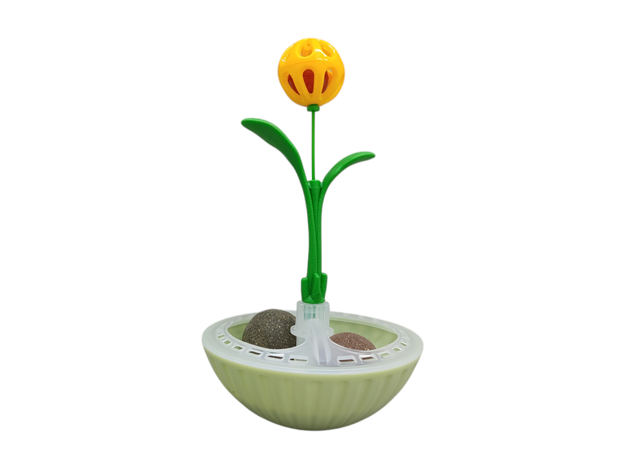 اسباب بازي گربه تعادلي همراه مخزن تشويقي و توپ كت نيپ